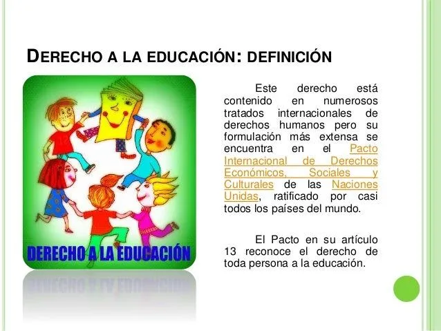 Derecho de educacion