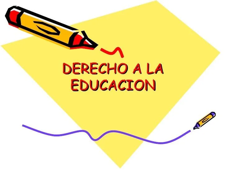 Derecho a la educacion copia