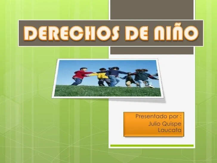 Derechos del niño