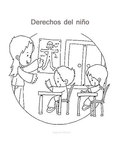 LOS DERECHOS DEL NIÑO EN MANDALAS PARA COLOREAR