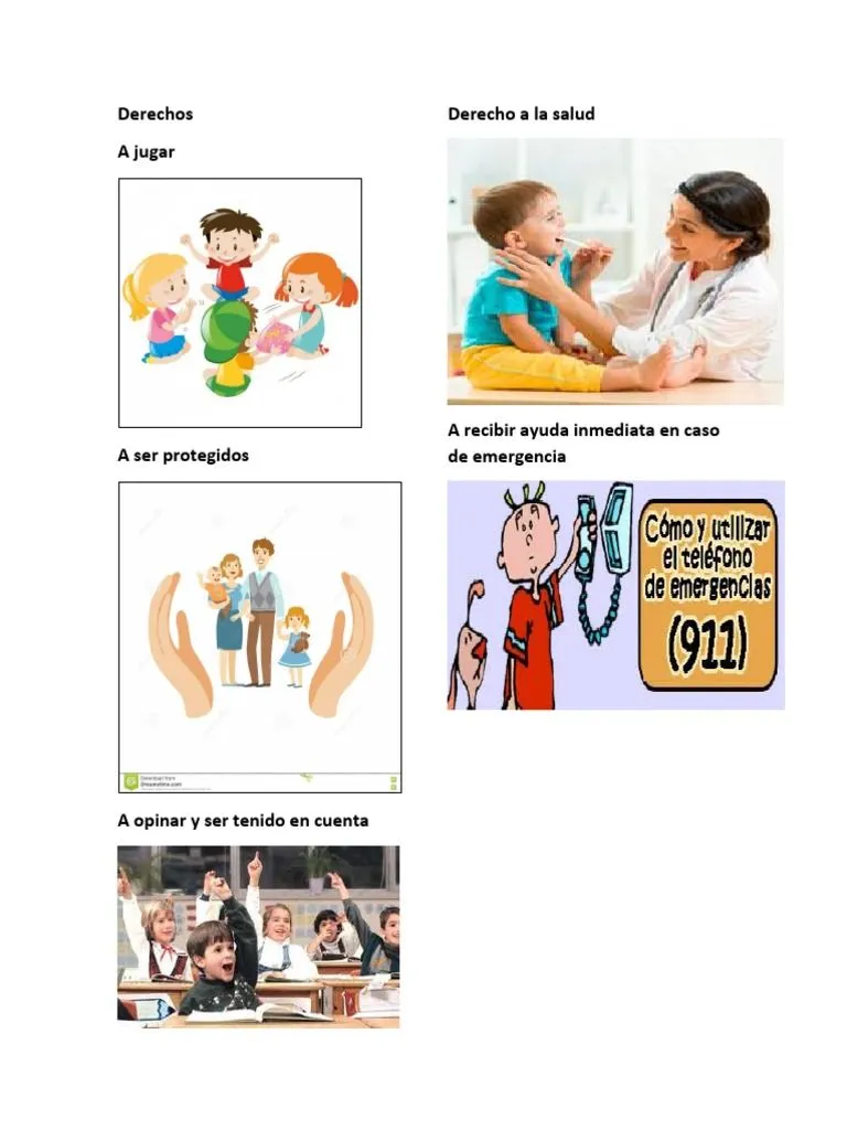 5 Derechos y 5 Obligaciones de Los Niños | PDF