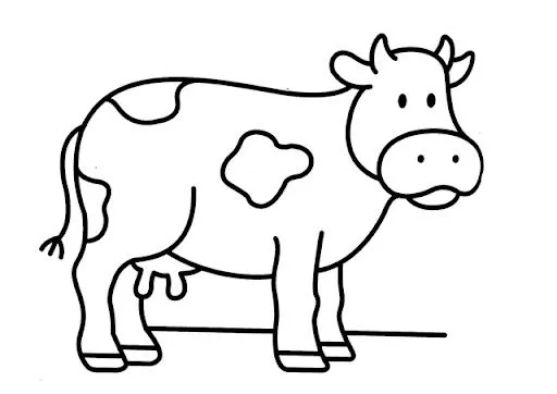 Derivados de la vaca para colorear - Imagui