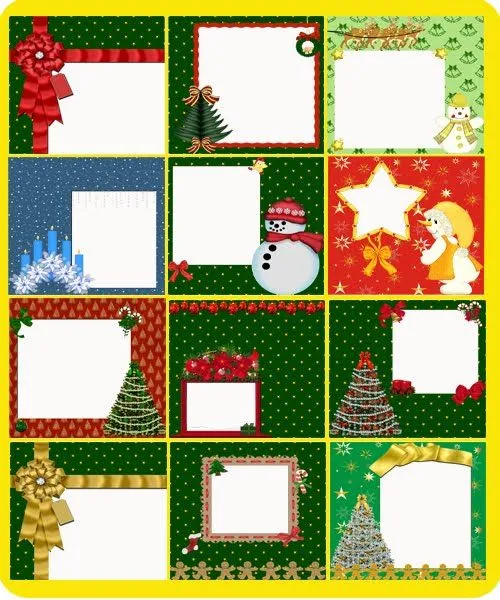 Descarga Gratis: 12 Hermosos Fotobordes para Navidad en PNG