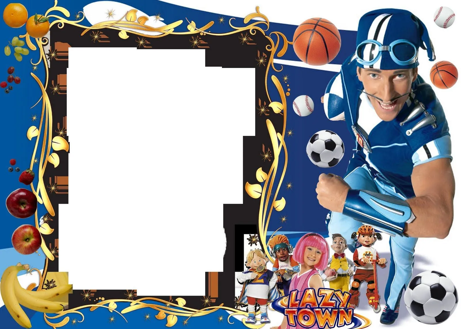 Descarga Gratis: "Fotoborde de Spartacus Lazy Town en PNG"