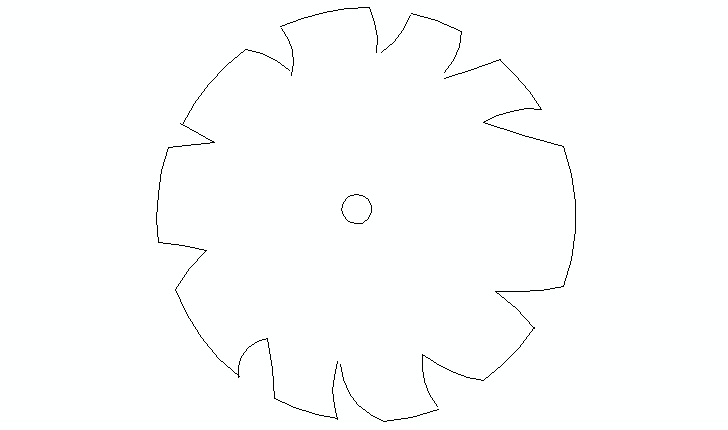 Descarga gratuita del Bloque AutoCAD: árbol, tipo 2