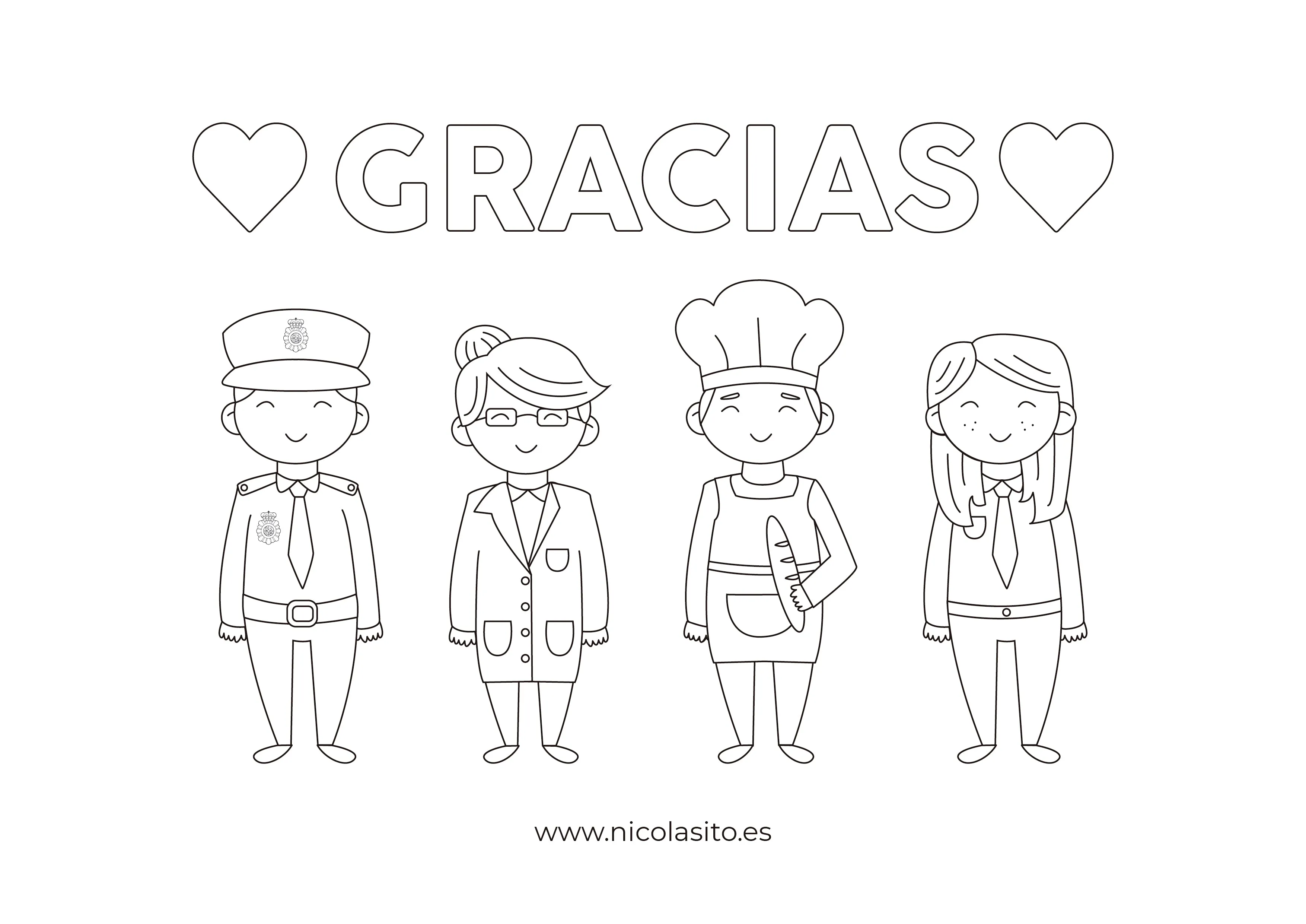 Descargables gratis para colorear | Ideas estar en casa | Nicolasito®