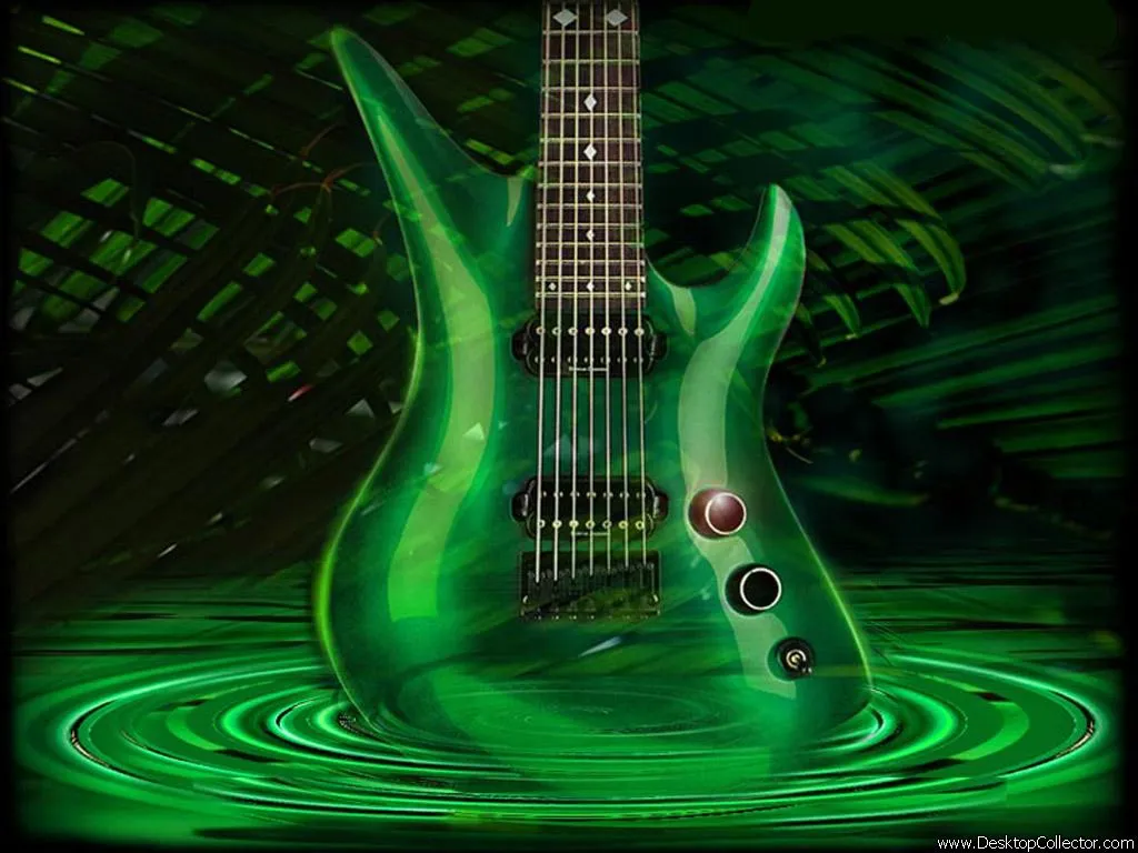 Descargando la Memoria/Unloading the Memory: Green guitar: La foto ...