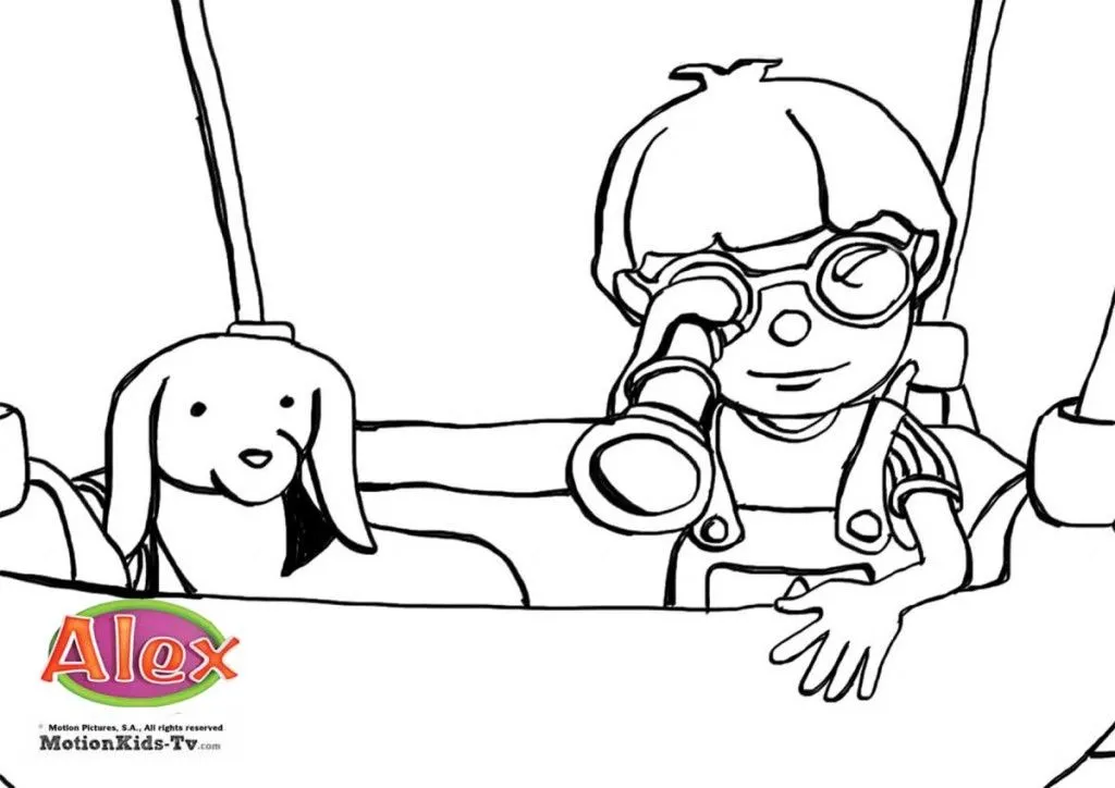 niÃ±a viendo television Colouring Pages