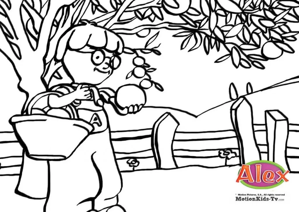 Imágenes para colorear de los dibujos Alex | MotionKIDS-tv. Entretenimiento para  niños: Vídeos dibujos, juegos, actividades y descargables