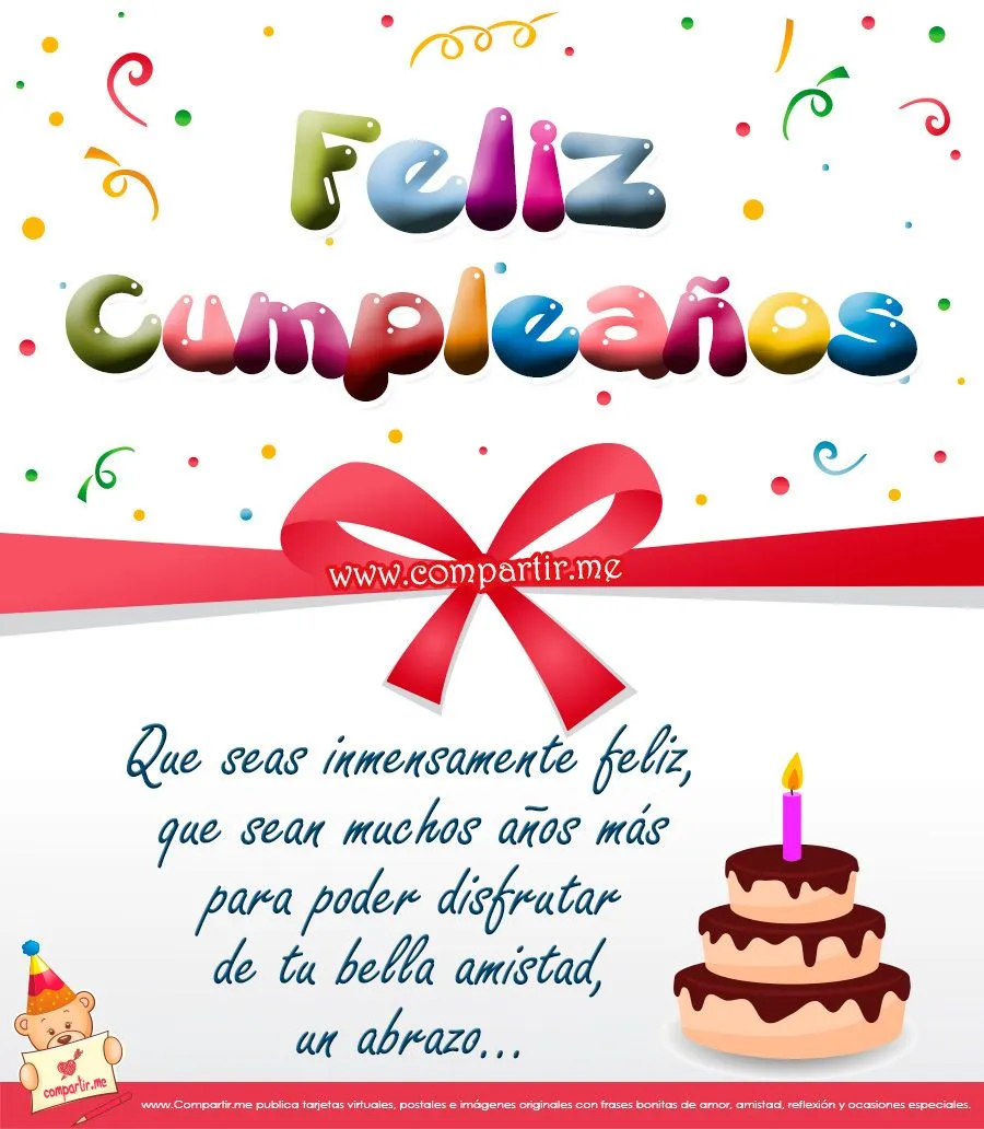 Descargar gratis] Tarjeta de cumpleaños con mensaje | Imágenes ...