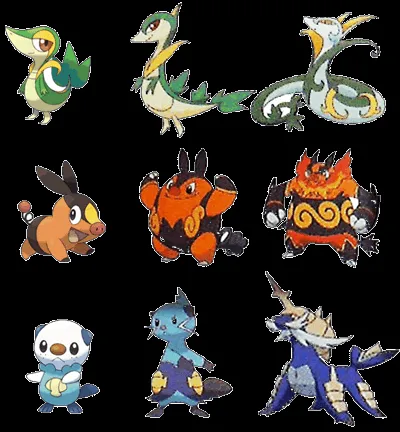 Pokémon: Evoluciones Pokémon Blanco y Negro