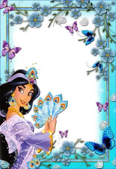 Marco Disney para Fotos Infantiles Princesa Jasmine