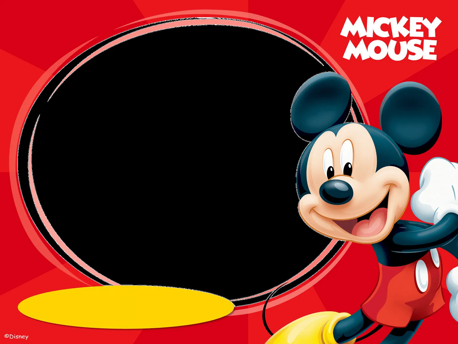 descargar marcos para mickey mouse gratis para fotos