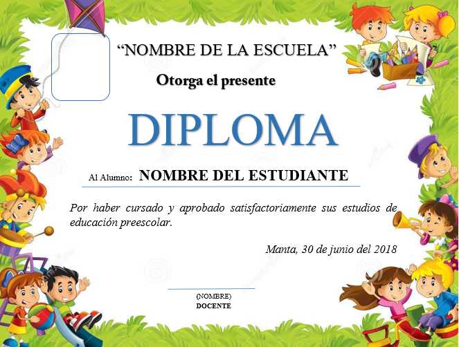 Descargar Plantillas de Diplomas Escolares en Word | INVENTARIOSTOTAL