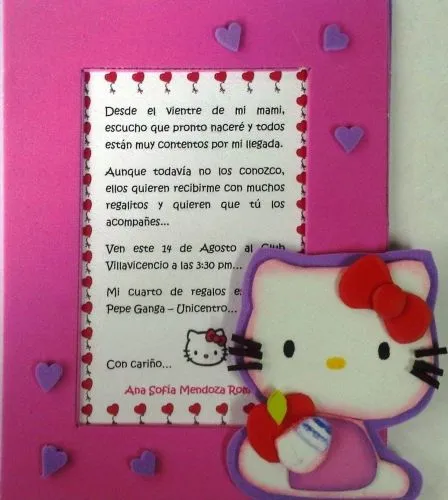 Descargar tarjetas de baby shower gratis - Imagui