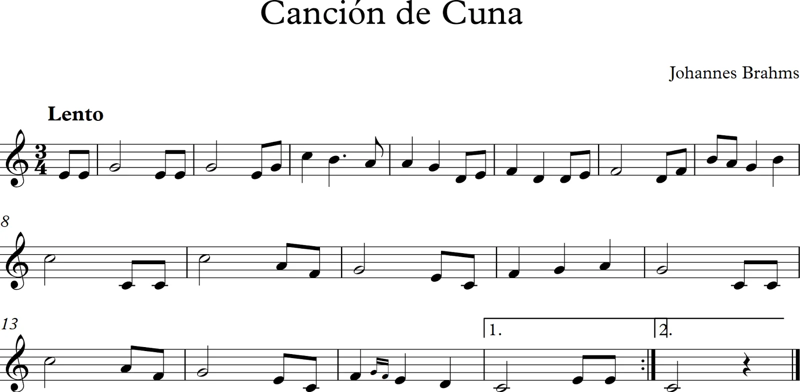 Descubriendo la Música. Partituras para Flauta Dulce : Canción de ...