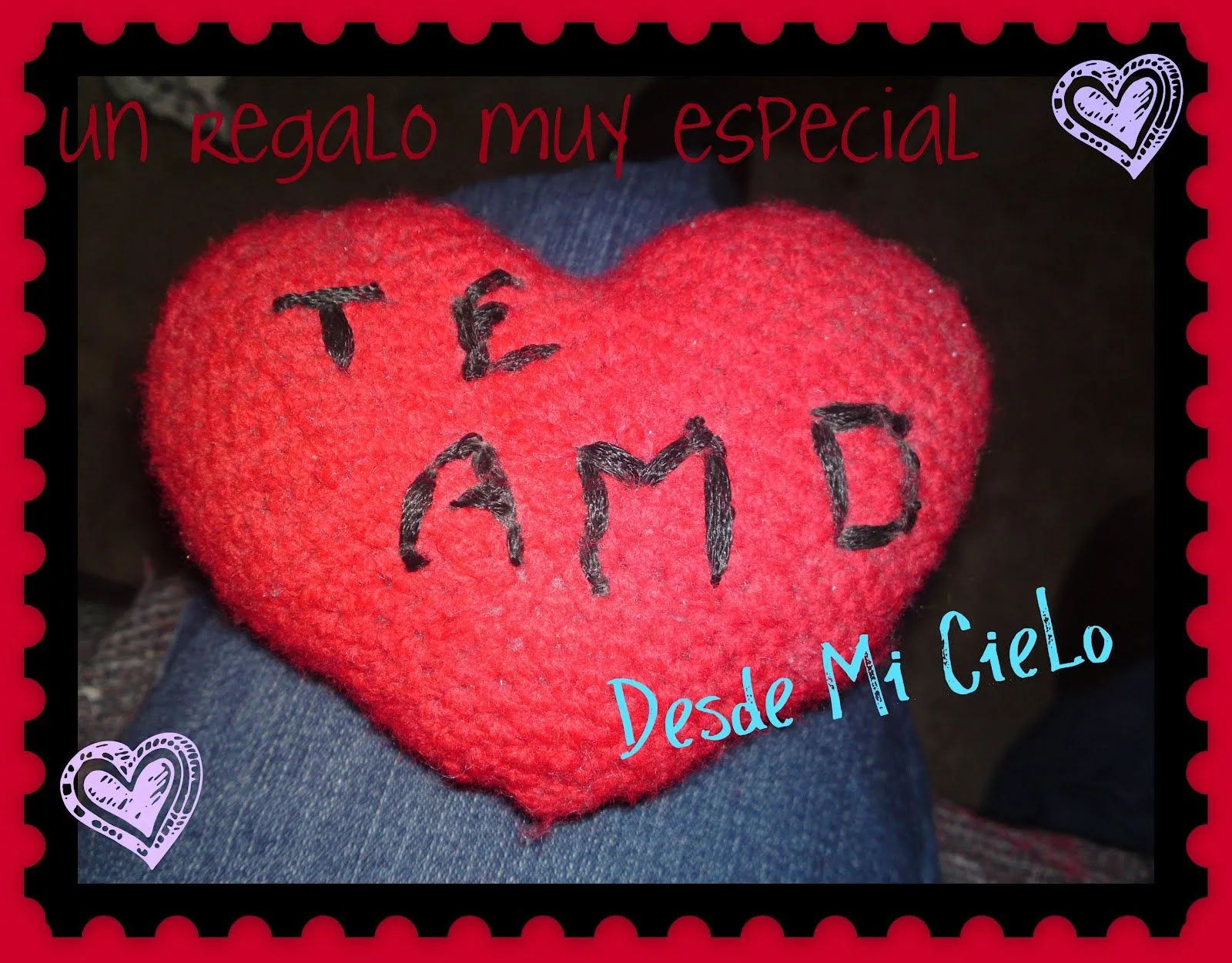 ღDesde mi Cieloღ: Amigurumi Corazón Mediano