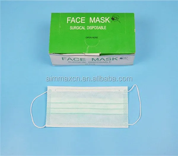 Desechable no tejido capas / 2-layer Surgical Face Mask con ...