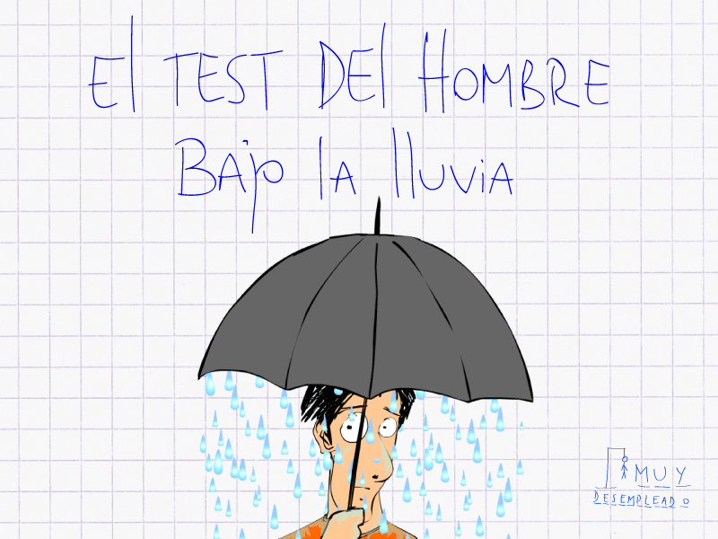 Muy Desempleado!: El test del hombre bajo la lluvia