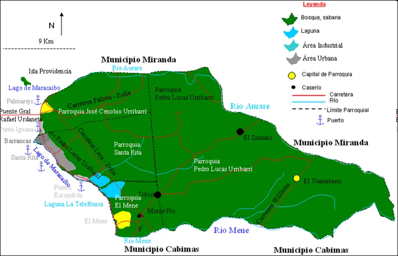 Desempolvando Historias: MAPAS DEL MUNICIPIO SANTA RITA ESTADO ZULIA