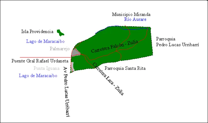 Desempolvando Historias: MAPAS DEL MUNICIPIO SANTA RITA ESTADO ZULIA