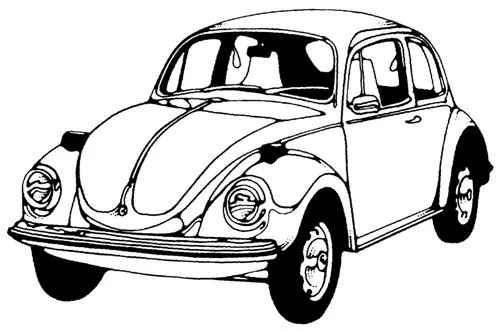 Desenhar desenhos: Desenhos de caminhonete e fusca