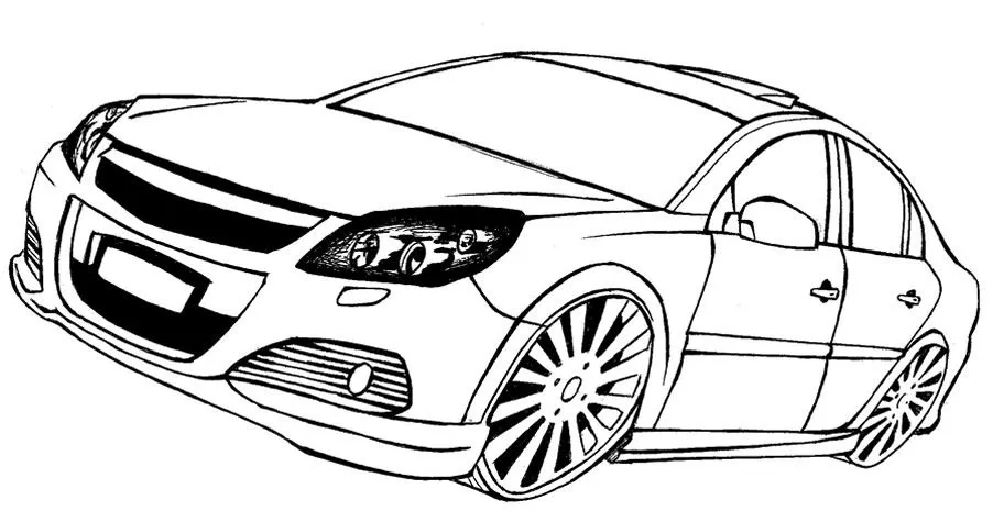 Desenhar desenhos: Desenhos de Carros Para Pintar