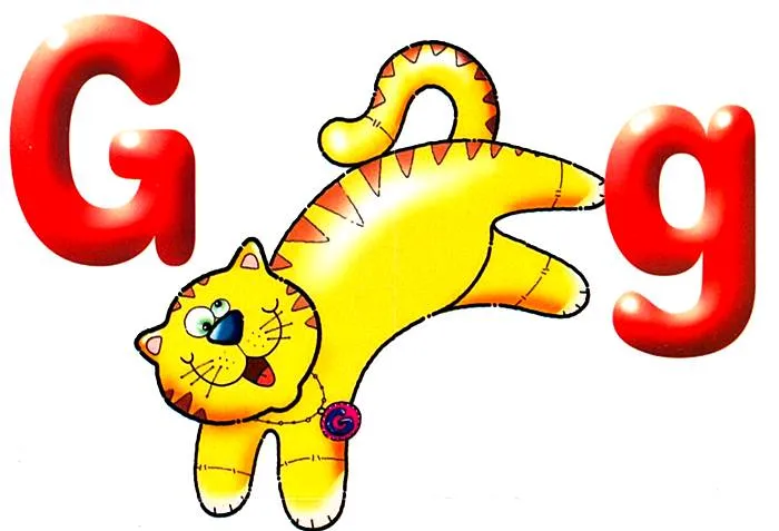 Desenhar desenhos: Letras Do Alfabeto Letra G