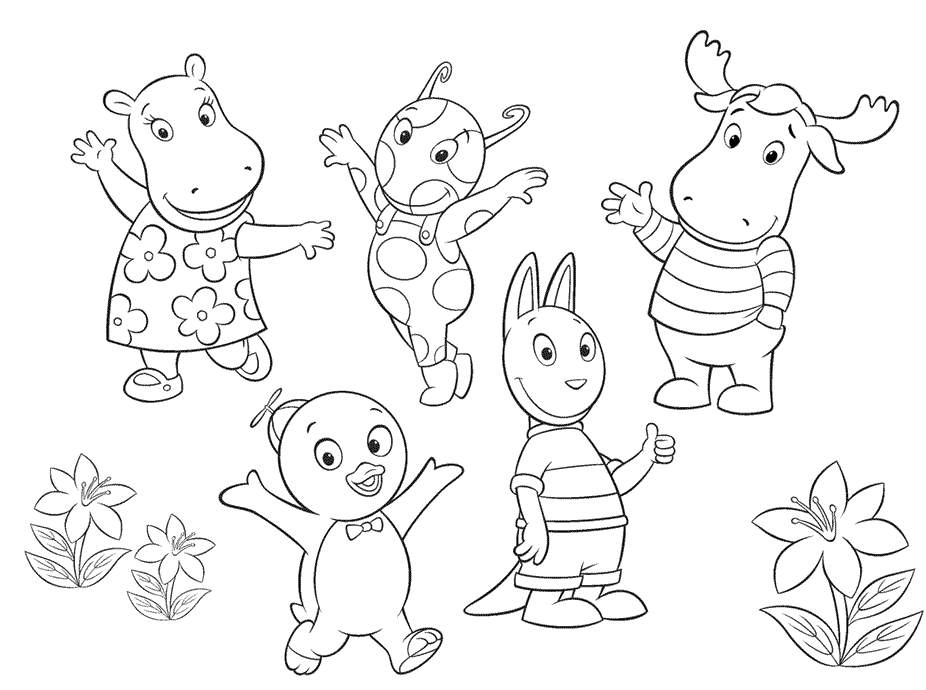 Desenho Dos Backyardigans Para Imprimir Desenhos Para Colorir