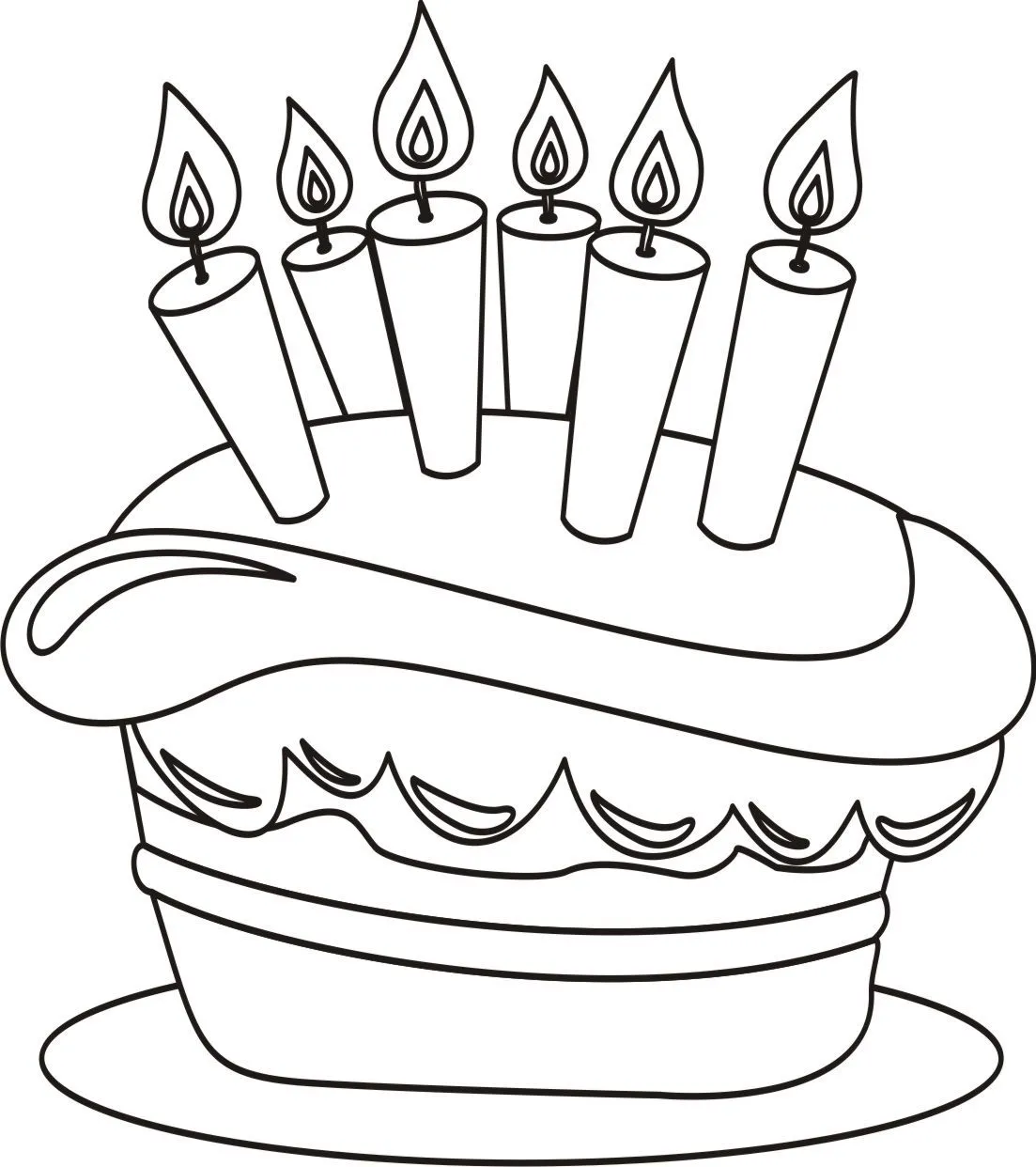 Desenho de Bolo de Aniversário | IdeiaClip