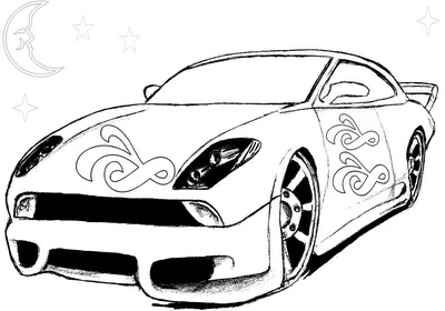 desenho de carros,carros tuning para colorir e pintar. - Rei dos anime