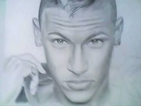 Neymar a lapiz - Imagui