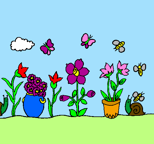 Desenho de Jardim pintado e colorido por Usuário não registrado o ...