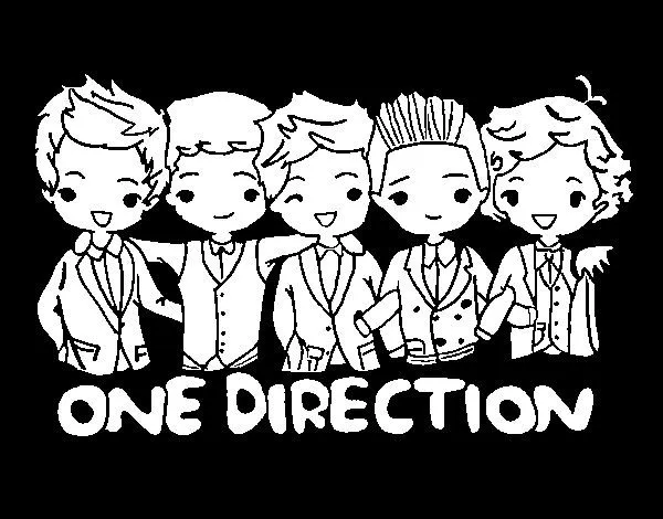 dibujos para colorear de one direction