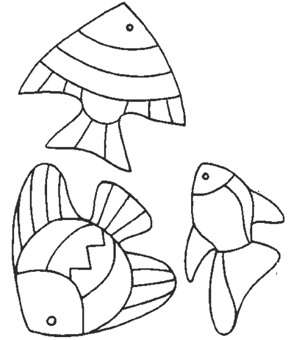 Desenho de Peixe para Colorir | Ultra desenhos gratis