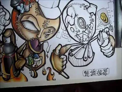 Desenho THE CREW - GRAFFITI / Série lápis de cor - YouTube