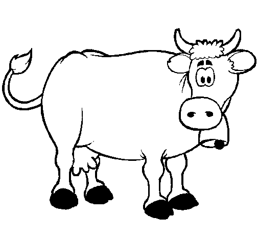 Imagens Para Colorir: Desenho de Vacas Para Colorir