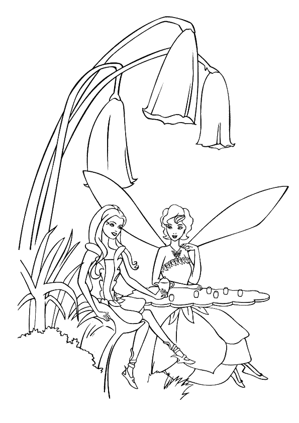 Desenhos da Barbie Fairytopia para Colorir e Imprimir - Desenhos ...