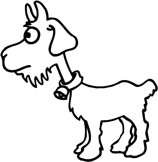 Desenhos de Cabras para Colorir