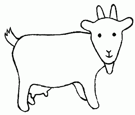 Desenhos de Cabras e Cabritos para colorir | Desenhos para colorir ...