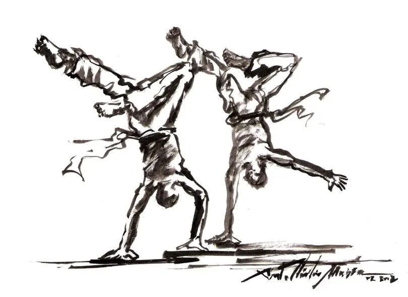 Desenhos de capoeira. - Imagui