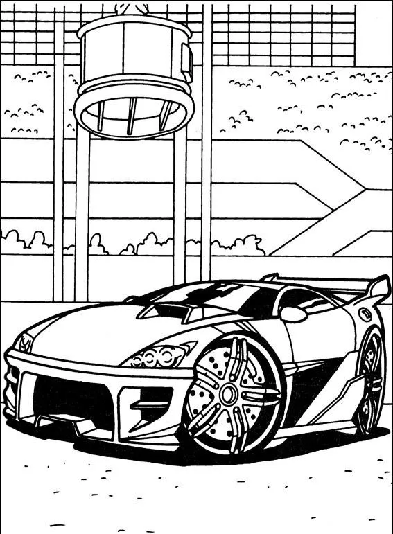 Desenhos de Carros da Hot Wheels para colorir - Carrinhos Hot ...