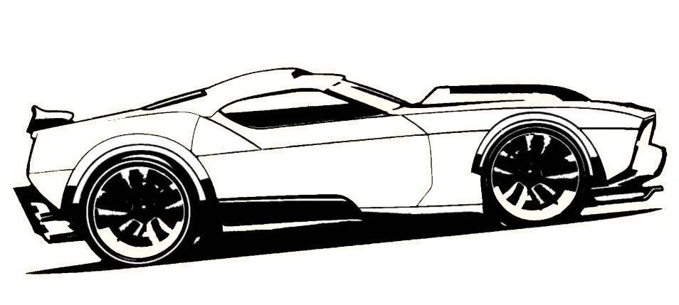 Desenhos de Carros da Hot Wheels para colorir - Carrinhos Hot ...