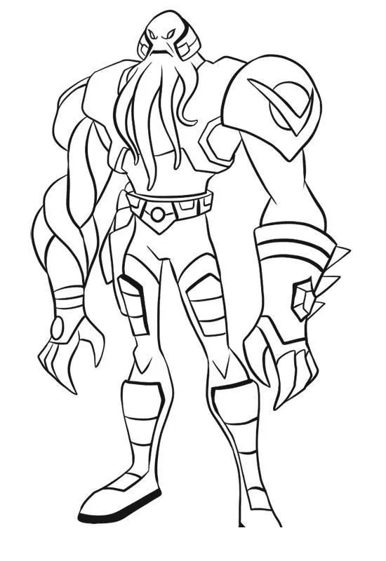 Desenhos para colorir - Ben 10 Supremacia AlienígenaRota 83