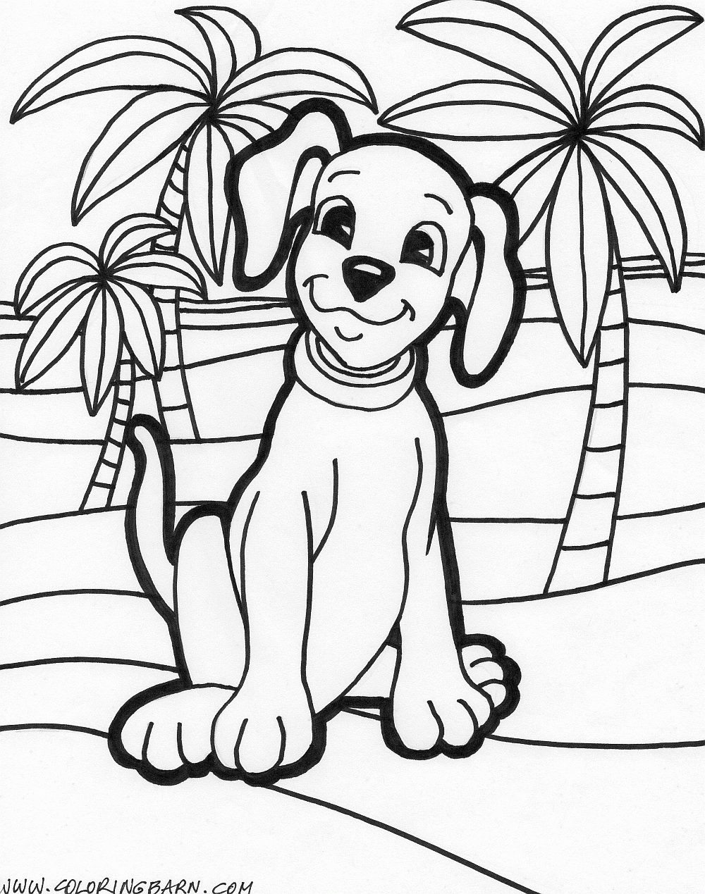 Desenhos Para Colorir: Desenhos de Cachorros para Imprimir e Colorir