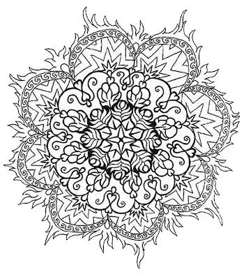 Desenhos para Colorir: Mandalas