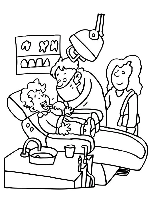 desenhos dentists Colouring Pages (page 2)
