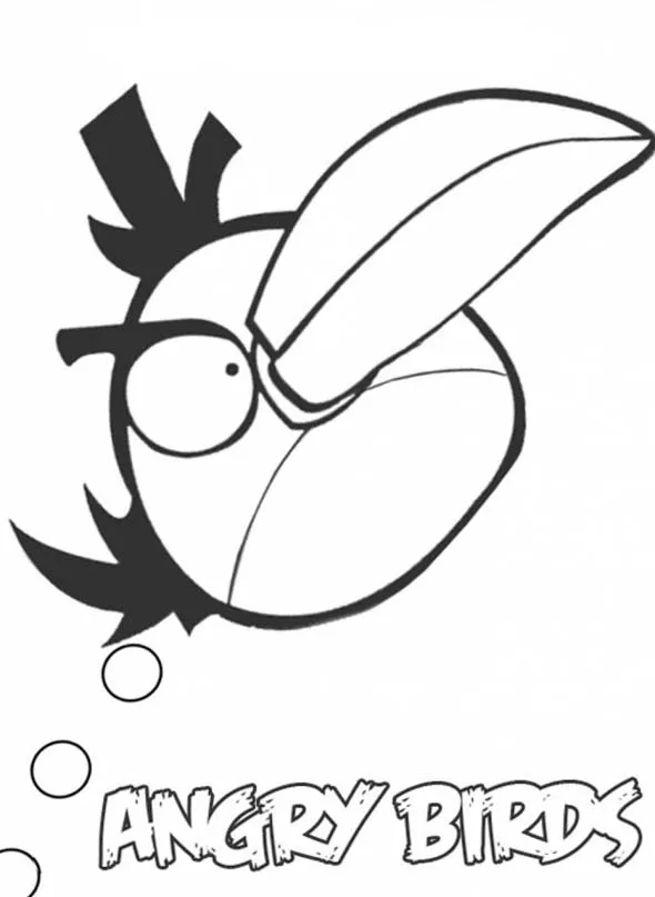 Desenhos do Angry Birds para Colorir