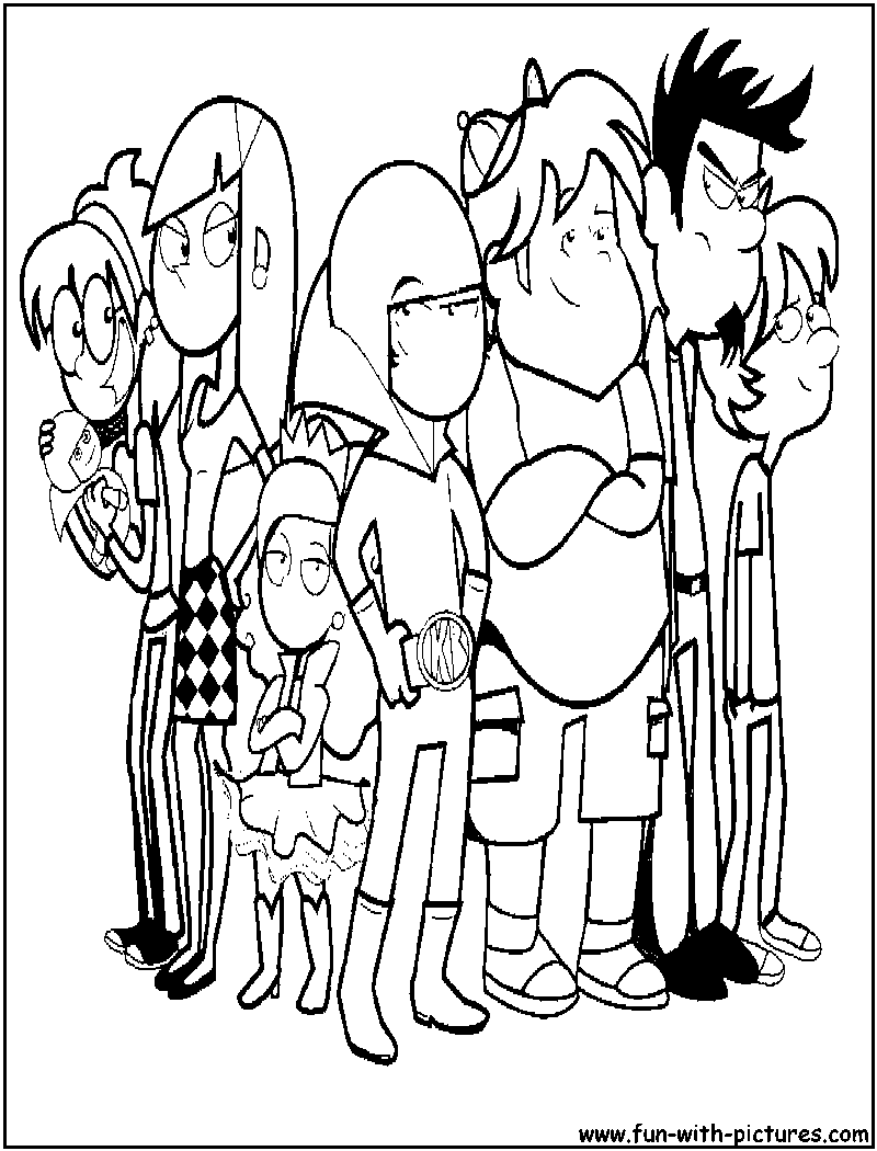 Desenhos do Kick Buttowski Um Projeto de Dublê para Colorir