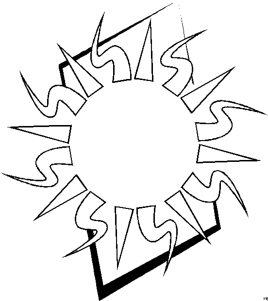 Desenhos do Sol para Imprimir e Colorir